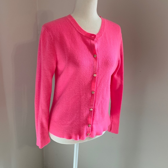 Banana Republic Sweaters - Banana Republic Pink Cardigan Button Up XL